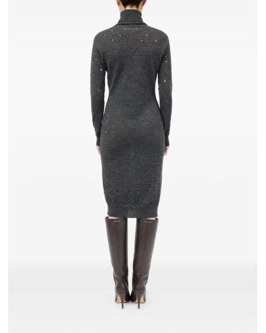 Abito A Collo Alto di MM6 by Maison Martin Margiela in Gray