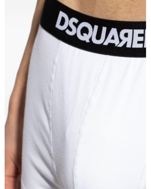 DSquared² Set aus zwei Shorts mit Logo-Bund in White für Herren