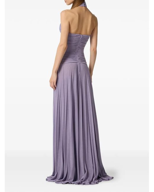 long off the shoulder white dress Gianna Off-Shoulder Long Sleeve Gown