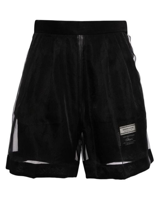 Shorts con detalle de tul Undercover de color Black
