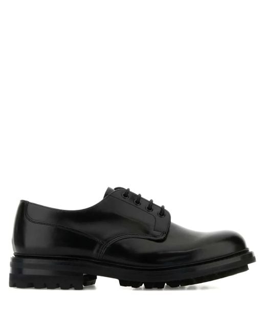 Church's Black Polished Leather Lace-Up Shoes for men
