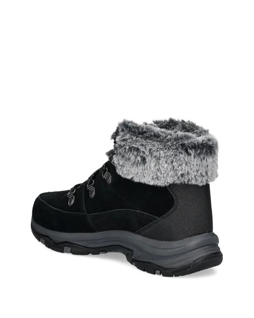 Skechers Black Snow Worries Boots