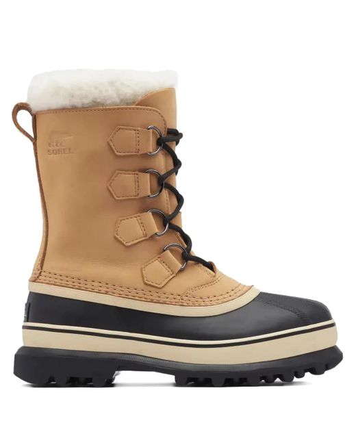 Sorel Brown Tan Caribou Mid-Calf Leather Boots