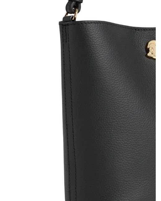 Coccinelle Black Mini Nikla Leather Shoulder Bag