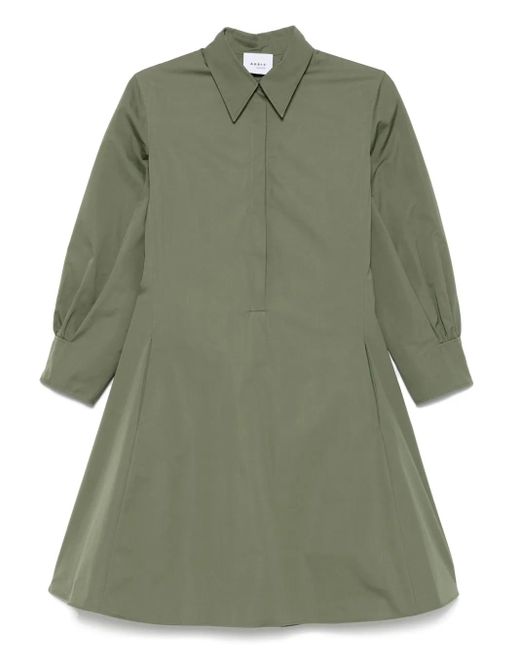 Akris Punto Cotton Poplin Shirt Dress in Green | Lyst UK Akris Punto Cotton Poplin Shirt Dress in Green | Lyst UK