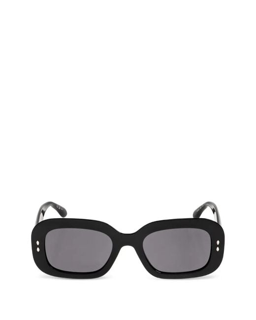 Isabel Marant Black Lunettes De Soleil À Monture Géométrique