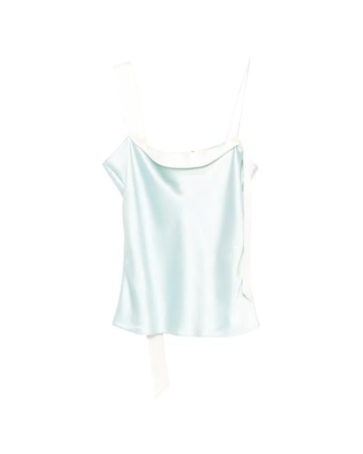 Tom Ford Blue Silk Camisole Top