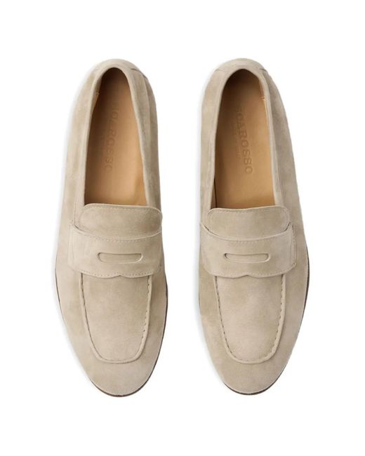 Scarosso White Gregory Loafers for men