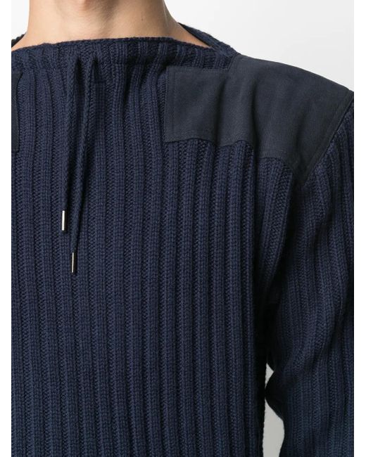 Pull À Lien De Resserrage N.Peal Cashmere pour homme en coloris Blue