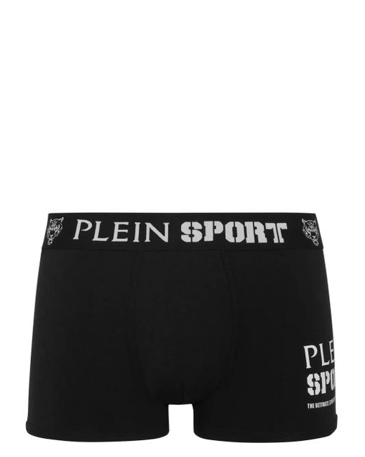 Bóxer con logo estampado Philipp Plein de hombre de color Black