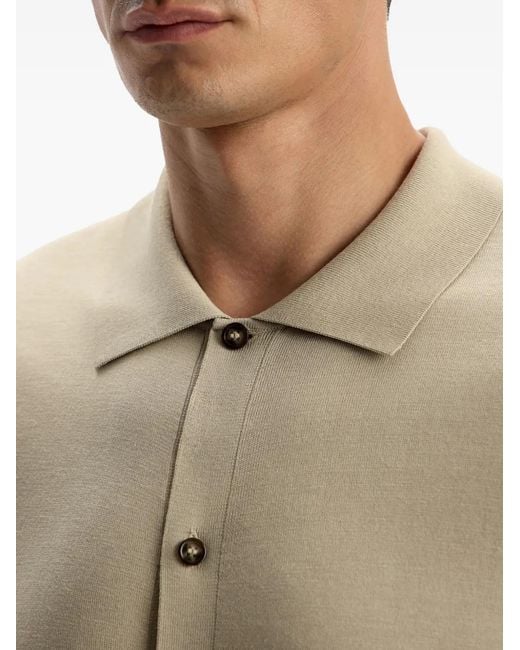 12 STOREEZ Natural Buttoned Silk-Cotton Shirt for men