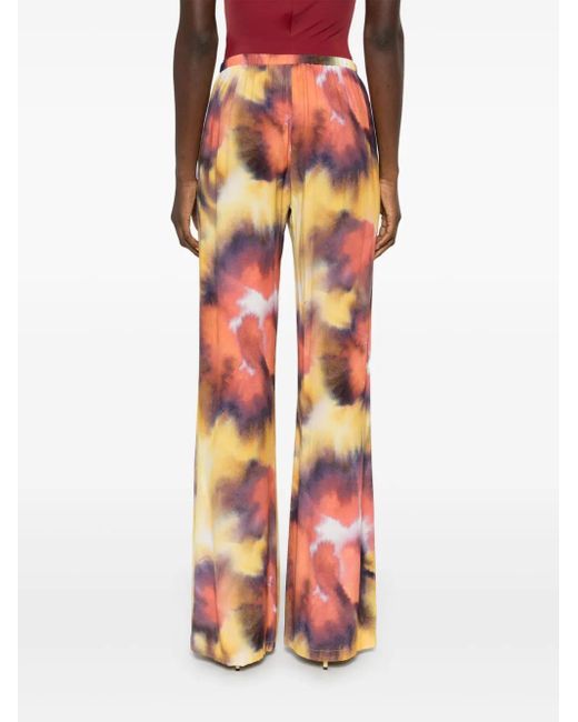 Pantalon À Logo En Caoutchouc Patrizia Pepe en coloris Red