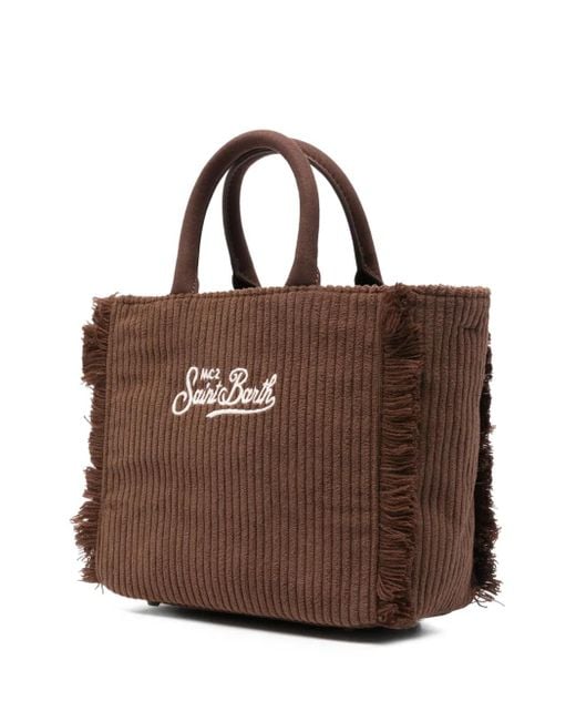 Mc2 Saint Barth Brown Mini Vanity Tote Bag