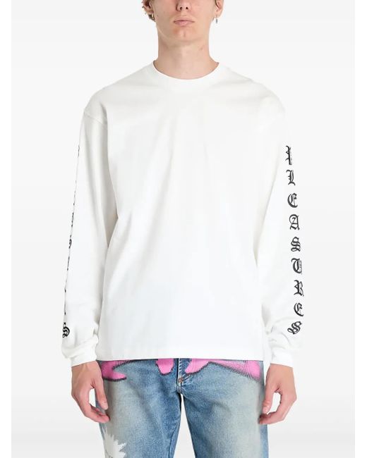 Pleasures White Oe T-Shirt for men