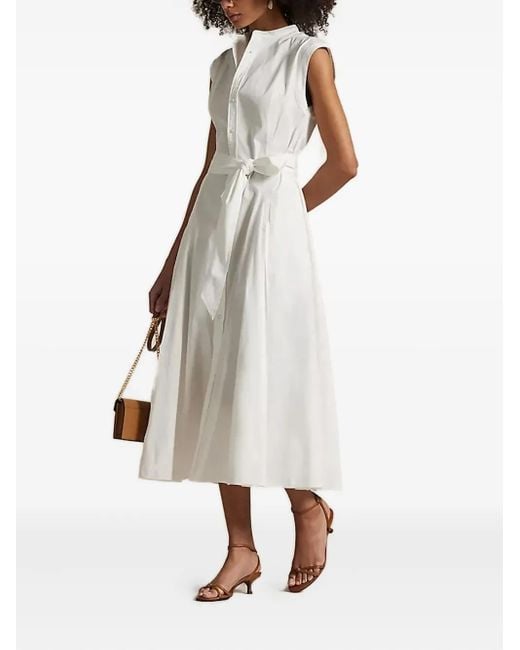 Polo Ralph Lauren White Cotton Dress