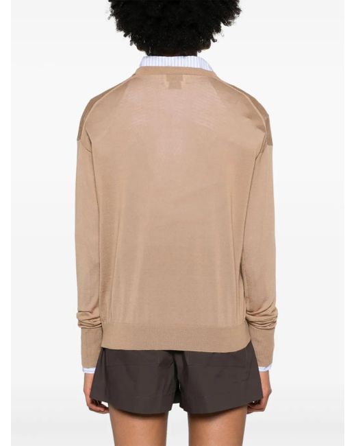 Sa Su Phi Natural Crew-Neck Cashmere Jumper