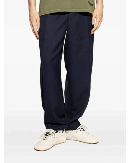 KENZO Blue Jeans With Drawstring for men