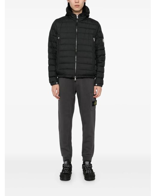 Moncler Black Galion Padded Jacket for men