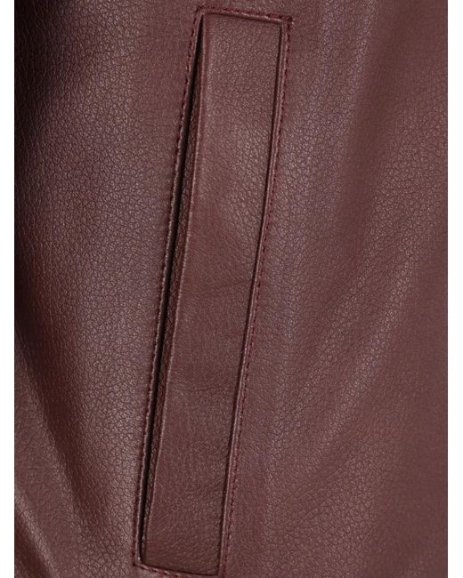 Lardini Brown Zip-Up Leather Jacket for men