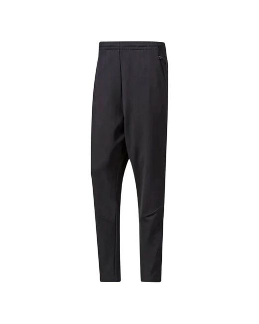 Adidas Black Zip Side Pockets Trousers for men