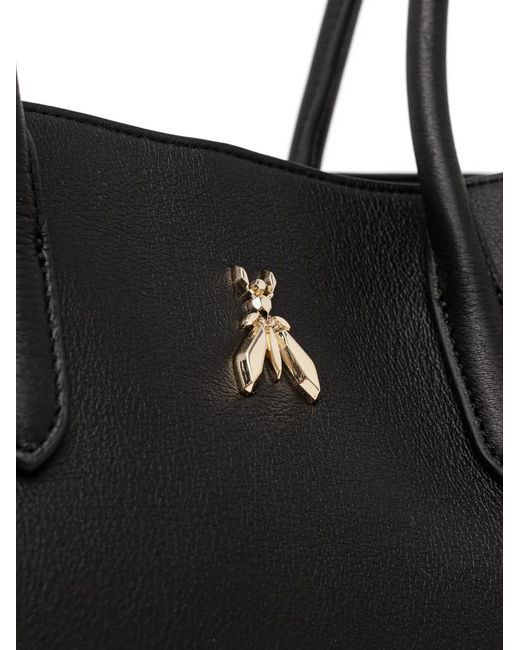 Patrizia Pepe Black Leather Shoulder Bag