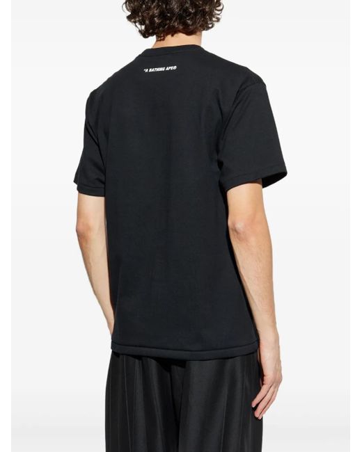 A Bathing Ape 32Nd Anniv. Big Ape Head T-Shirt T-Shirt Met Print in het Black voor heren