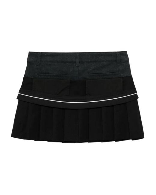 ANDERSSON BELL Black Patchwork Skirt
