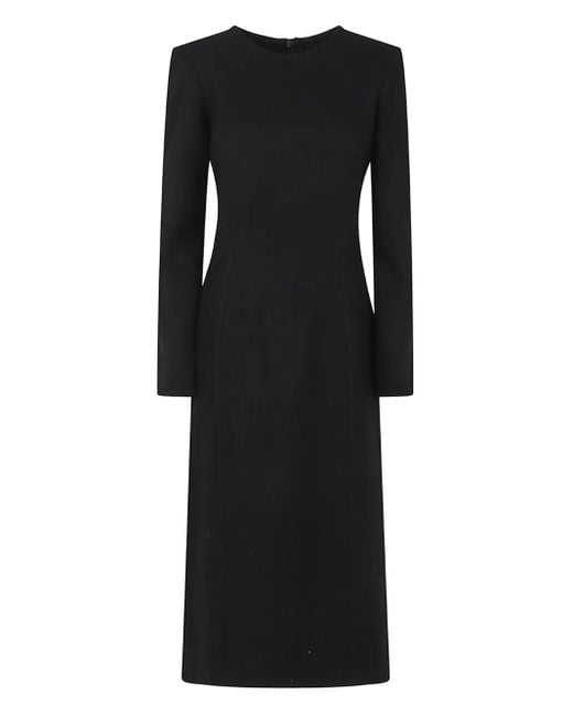 Robe Courte En Laine À Boutonnière Ermanno Scervino en coloris Black