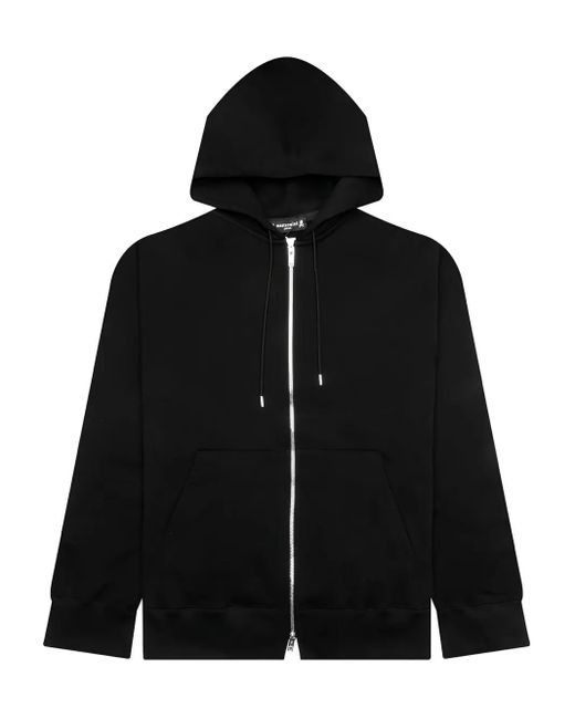 Felpa Con Zip, Cappuccio E Logo Teschio di Mastermind Japan in Black da Uomo