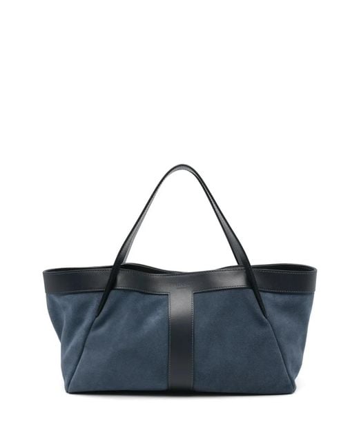 Twinset Blue Top Handle Tote Bag