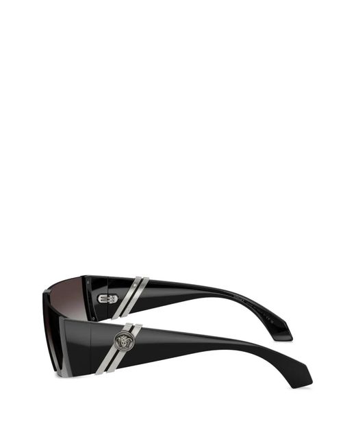 Versace Gray Edge Mask Sunglasses