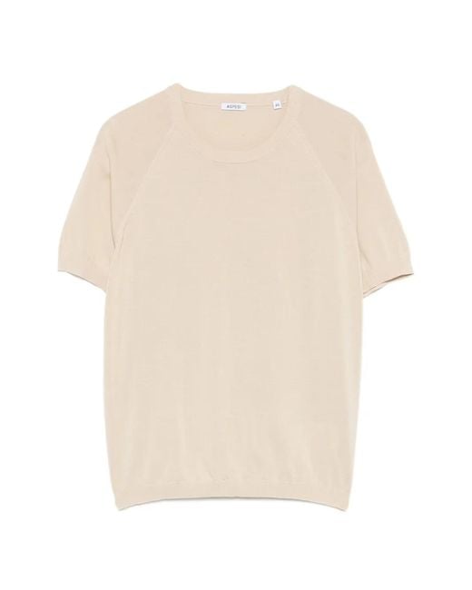 Aspesi White Raglan-Sleeve Top