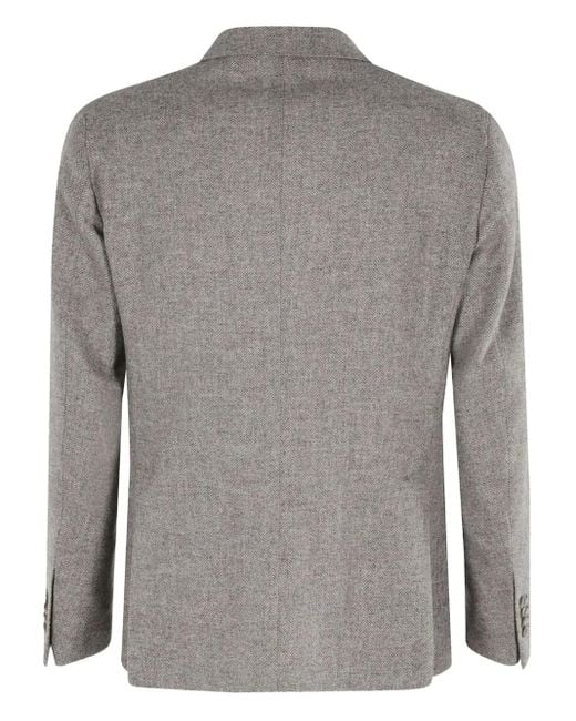 Tagliatore Gray Montecarlo Wool Jacket for men