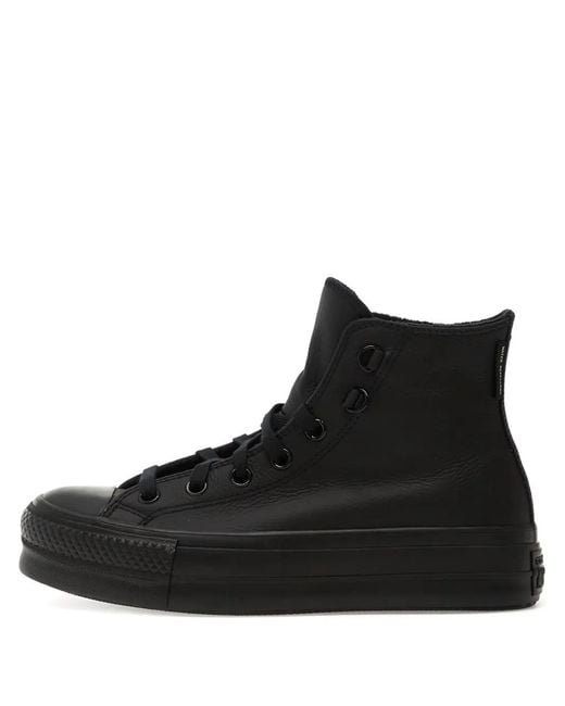 Converse Black Chuck Taylor Platform Sneakers