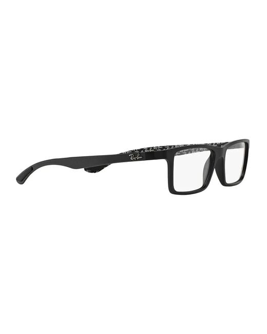 Ray-Ban Brown Rectangle-Frame Glasses