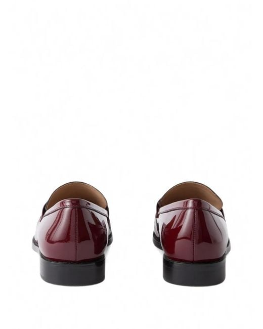 Furla Purple Soft Loafers
