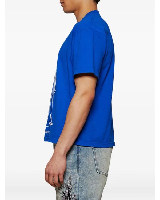 Warren Lotas Blue Scales Of Justice T-Shirt for men