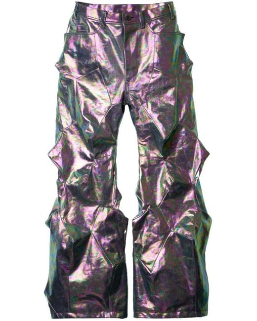 Julius Thorn Flared Jeans in Blue for Men | Lyst