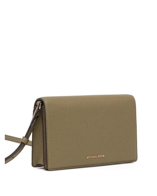 MICHAEL Michael Kors Green Leather Crossbody Bag