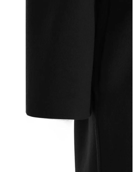 Alberta Ferretti Jas Met Ceintuur in het Black