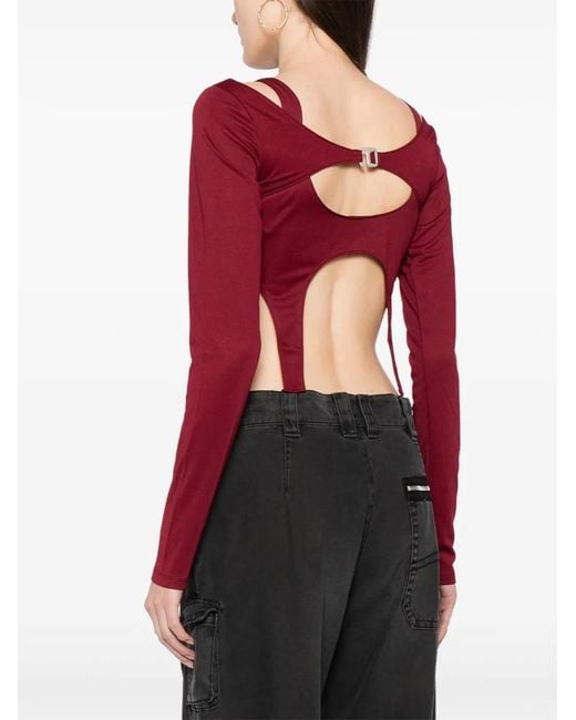 HELIOT EMIL Layered Long-Sleeved Crop Top