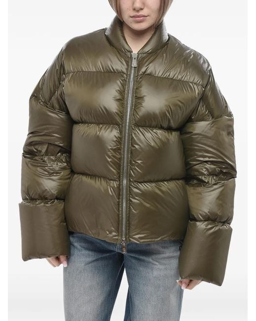 Bacon Green Fury Quilted Jacket
