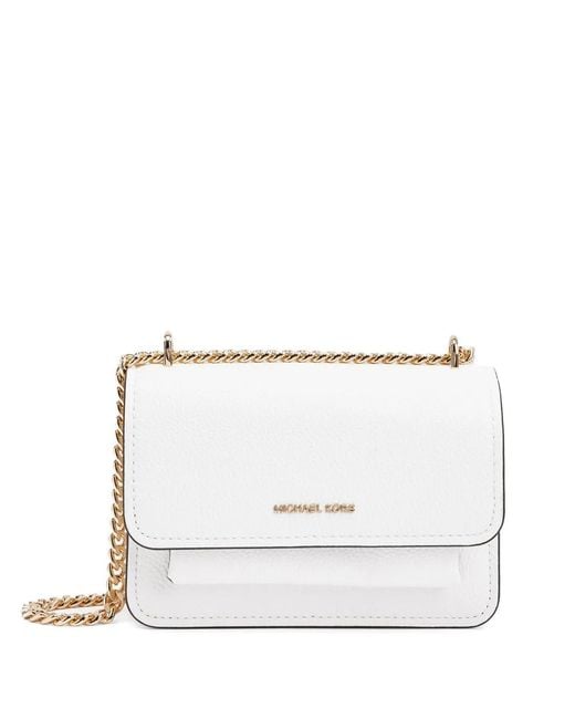 Michael Kors White Claire Shoulder Bag