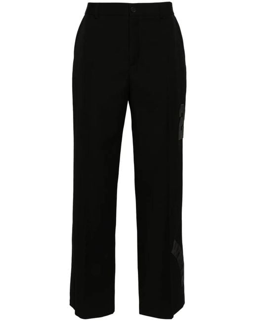 Off-White c/o Virgil Abloh Black Wool Trousers for men