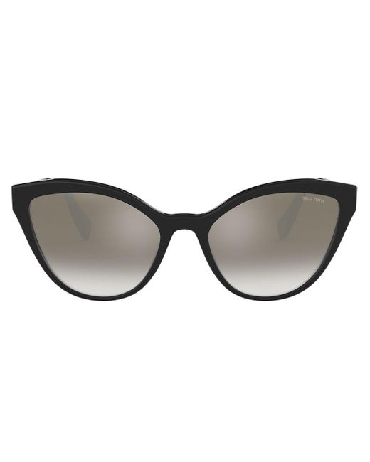 Miu Miu Black Cat-Eye-Sonnenbrille