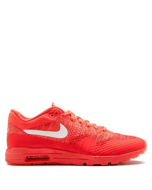 Nike Red Air Max 1 Ultra Flyknit Sneakers