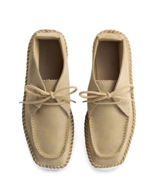 Lemaire Natural Desert Moccasins for men
