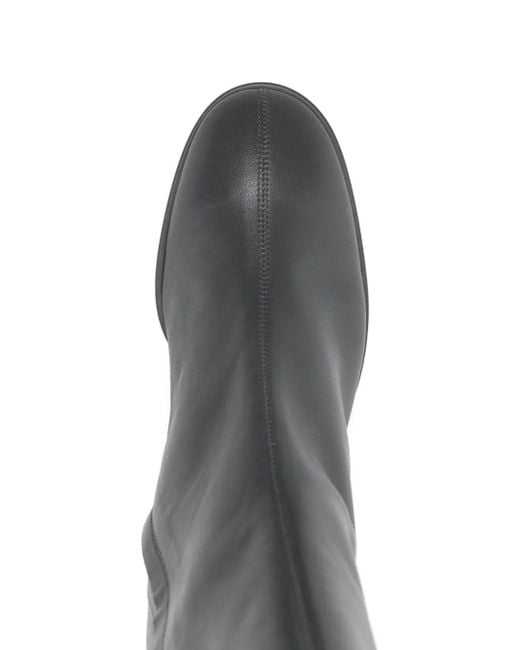Aeyde Black Stiefeletten mit Blockabsatz