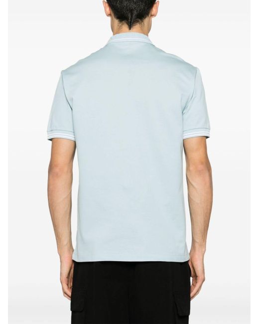 Versace Poloshirt Met Borduurwerk in het Blue voor heren