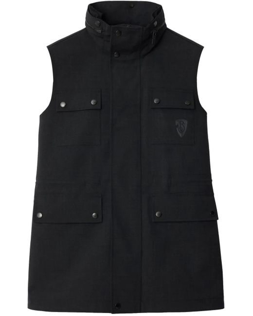 Burberry ウールベスト Black